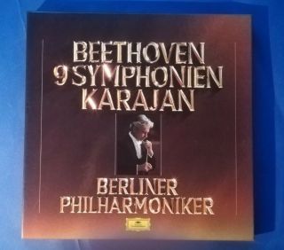 D844 Beethoven Complete 9 Symphonies Karajan Bpo 8 Lp Dg 2740 172 Stereo