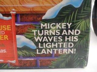 Vintage Disney Mr Christmas Mickey Mouse Lighted Animated Tree Topper 1990s 3