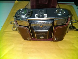 Vintage Zeiss Ikon Contessa Camera W Case 1.  2.  8 F= 45mm - Model: S4516