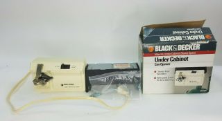 Vtg Black Decker Under Cabinet Electric Can Opener Spacemaker Ec59d Box Hardware