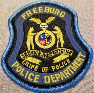 Mo Freeburg Missouri Police Patch