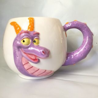 Vintage Disney Epcot Center Figment The Dragon 3d Coffee Mug 1982 Japan Walt