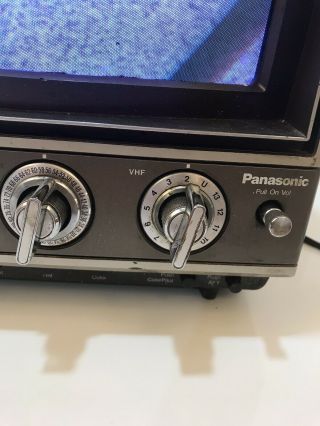 Vintage Panasonic 11” Color Pilot Portable Color TV - CT - 1110D 3