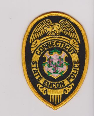 Connecticut State Environmental Conservation Police Game Warden Police Patch
