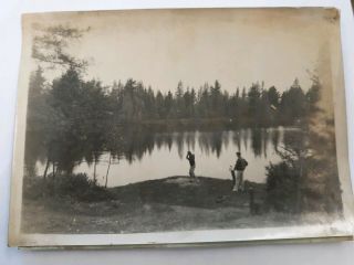 Photo.  Golf Course.  The Water Hole.  Brantingham Lake Ny.  C 1920.  5 X 6 1/2 "