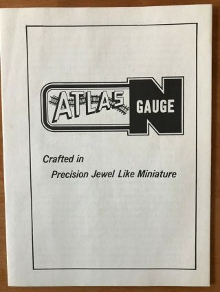 Vintage Atlas N Gauge Train Set Ready To Run Complete With Box 3