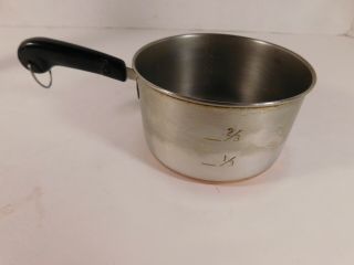 1801 Revere Ware U.  S.  A.  Measuring Cup - Stainless Steel,  Copper Clad Bottom