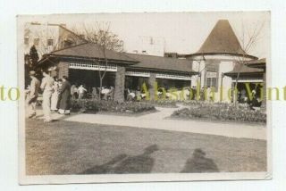 Old Photograph Tea Gardens Shanghai China Vintage 1930s