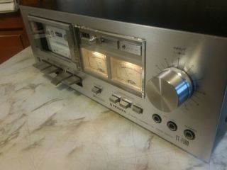 Vintage Pioneer Stereo Cassette Tape Deck Ct - F500 Awesome Deck Sounds