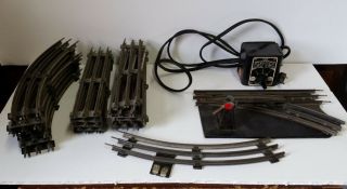 Vintage Marx Toys Train Track,  Transformer And Switching Platform