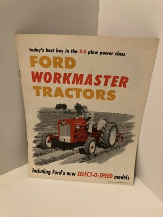 Ford Workmaster Tractors Sales Brochure