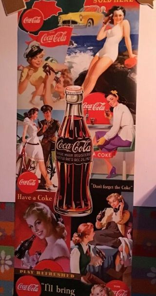 Coca Cola Collage Door Poster