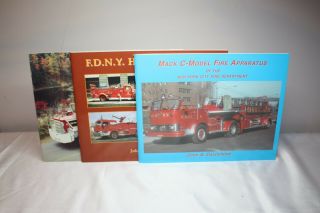 3 Soft Cover Books Fire Apparatus And Tow Trucks