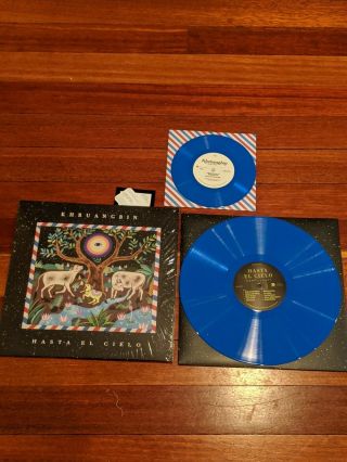 Khruangbin Hasta El Cielo Dark Blue Vinyl Rare Dub Con Todo El Mundo