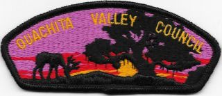 Ouachita Valley Council Strip S1 Cloth Back Csp Sap Boy Scouts Of America Bsa