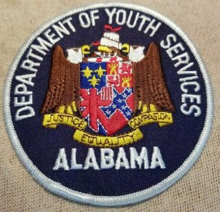 Al Alabama Department Of Youth Services Patch (4in)