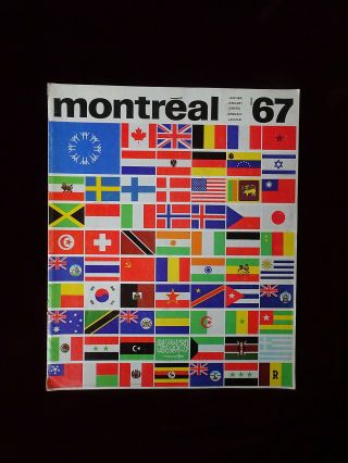 Vintage 1967 Montreal Canada,  Expo 67 World 