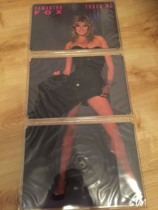 Samantha Fox Touch Me Uk 3 X Shaped Picture Disc Set Jive Records 1986