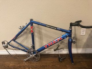 Vintage Trek 2500 Alpha Sl Road Bike Frame Set Usps Team Colors