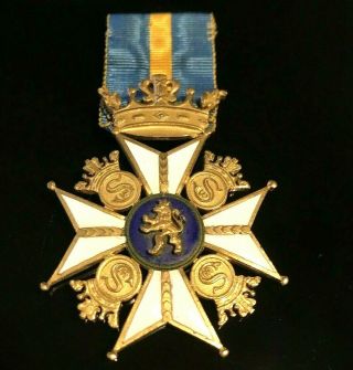 Unique Swedish Vasa Order Medal - Sweden Vasa Order Medal