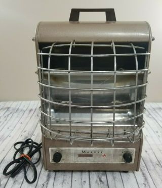 Vintage Markel 198tn Heetaire 1650w Portable Electric Heater.