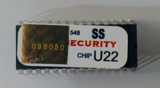 Williams Wpc - S Cpu U22 Security Chip Scared Stiff Pinball Machine