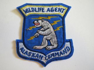 Wildlife Alaska,  Us Alaskan Command Wildlife Agent Patch,