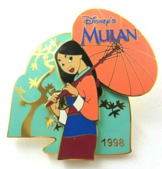 Disney Pin - M&p Japan History Of Art Mulan Parasol 1998 Le 2000 18878