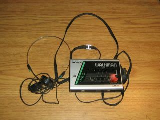Vintage Sony Walkman Wf - 11 With Headphones