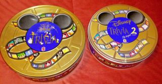Mattel The Wonderful World Of Disney Trivia Game & The Sequel 2 Game Complete