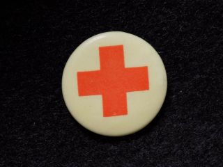 Wwi Era American Red Cross Celluloid Badge - Whitehead & Hoag