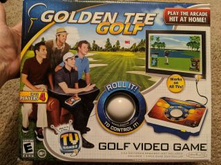 Jakks Pacific Golden Tee Golf Plug & Play Arcade Video Game Tv Open Box