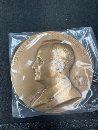 Us Harry S.  Truman Presidential Series Medal List 132 Bronze 3 "