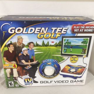 Jakks Pacific Golden Tee Golf Plug & Play Classic Arcade Video Game Tv Home 2011
