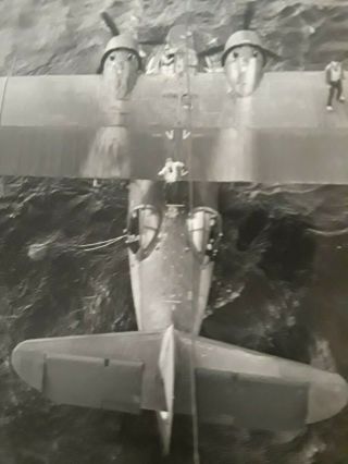 ORIG 8x10 WW2 photo SAR PBY Catalina seaplane rescue at sea US Navy 2