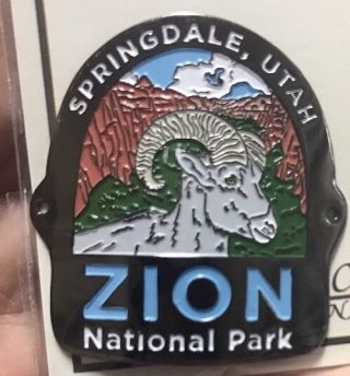 Zion National Park Walking Hiking Medallion Staff Utah