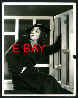 Vintage Ann Dvorak " Publicity Portrait " Photographed By Elmer Fryer 1930 
