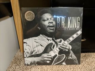 B.  B.  King The King Of Blues Box Set Limited Bb Colored Vinyl Lp Nat King Cole