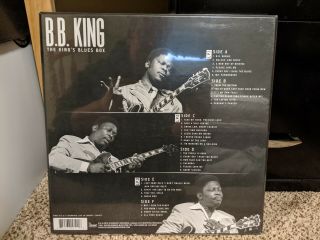B.  B.  King The King of Blues Box Set Limited BB Colored Vinyl LP Nat King Cole 2