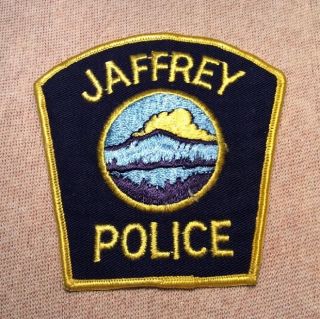 Nh Jaffrey Hampshire Police Patch
