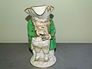 Early Toby Jug With Lid Taking Snuff Prattware ? Ralph Wood ? 1800s 1900s