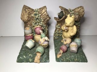 Charpente Classic Winnie The Pooh And Piglet Bookends Walt Disney Book Ends