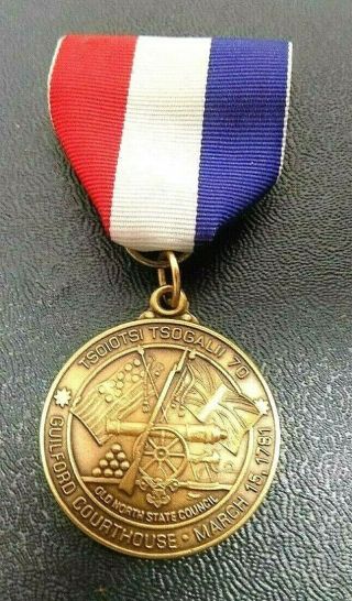 Tsoiotsi Tsogalii Lodge 70 North State Nc Boy Scout Order Of Arrow Medal Pin