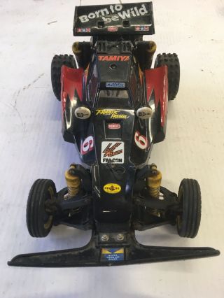 Vintage Tamiya The Falcon RC Car with remote 3