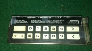 Rowe/ami Jukebox Keyboard Assembly/ Working/ 40839103 Rev A