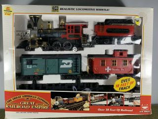 Vintage Electric Train Set,  Great American Express,  Denver Rr,  Bright - 1992