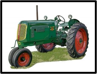 Oliver Tractors Metal Sign: Model 70 Featured