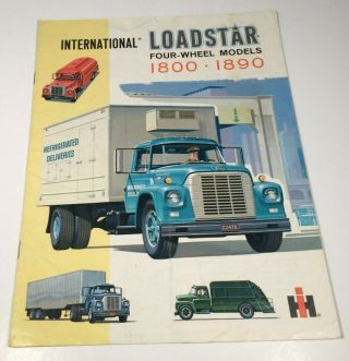 International Harvester Ih Loadster Four Wheel Models 1800 1890 Trucks Brochure