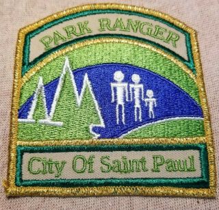 Mn St.  Paul Minnesota Park Ranger Patch