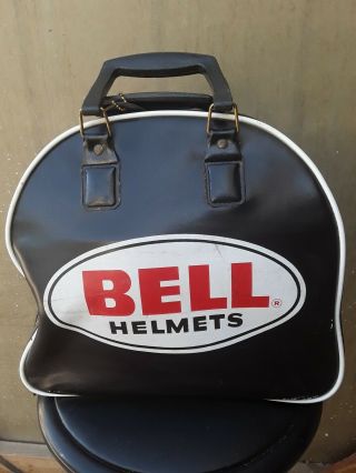 Vtg Bell Motorcycle Helmet Carrier Bag Toptex Magnum Ltd